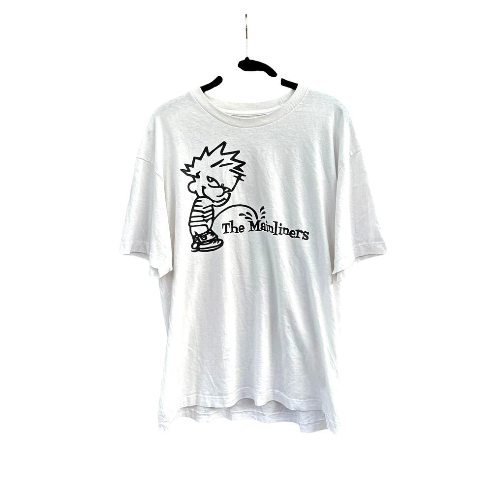 Cherry LA x The Mainliners Baby Tee in White - Picture 1 of 12